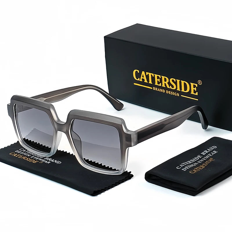 Lunettes de Soleil Homme Luxe Large Monture Propionique Polarisée