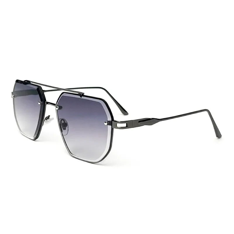 Lunettes de Soleil Homme Métal Luxe Vintage UV400 Polarisées