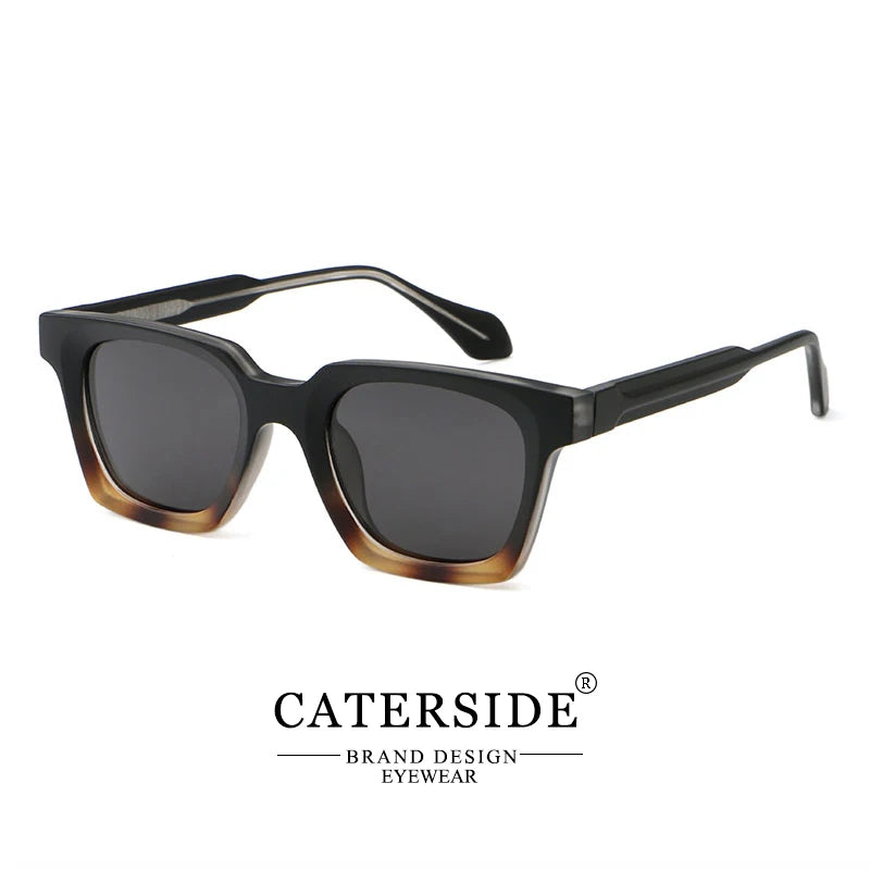 Lunettes de soleil homme luxe polarisées UV400 - Square Designer.