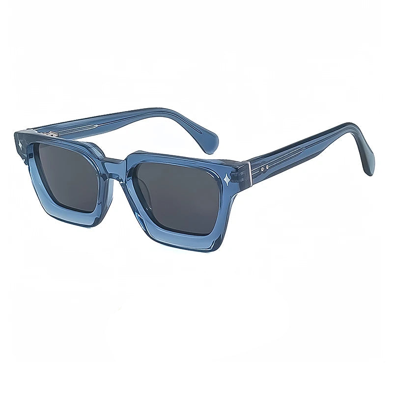 Lunettes de Soleil Homme Polarisées Luxe UV400 - Monture Acétate Large | LDSH