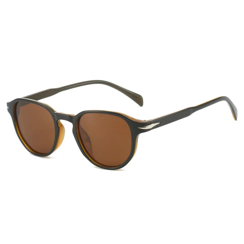 Lunettes de Soleil Homme Polarisées Luxe Rivets UV400