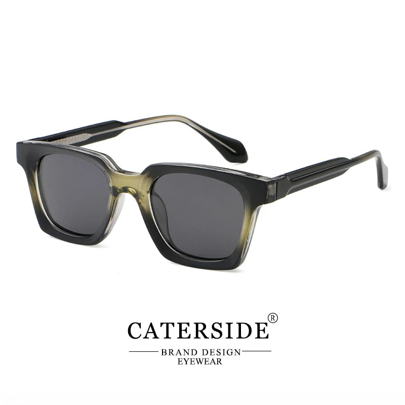 Lunettes de soleil homme luxe polarisées UV400 - Square Designer.