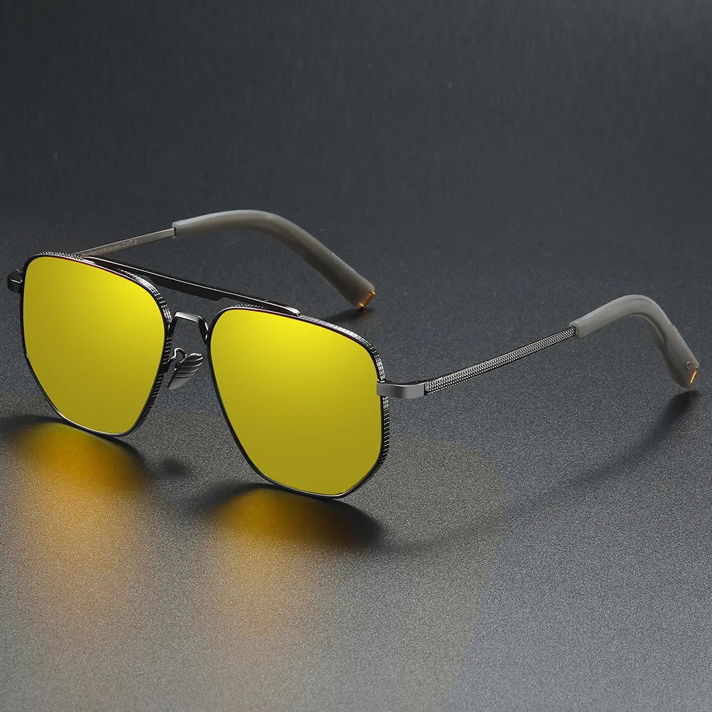 New Fashion Polarized Sunglasses Men Classi Car Driving Sun Glasses Metal Frame Fishing Business Men/women Outdoor UV400 Eyewear
