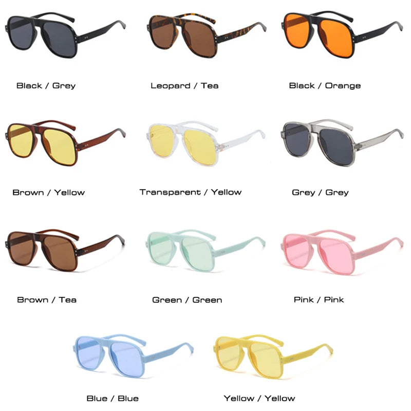 Lunettes de Soleil Homme Aviator Rétro UV400 - Polarisées