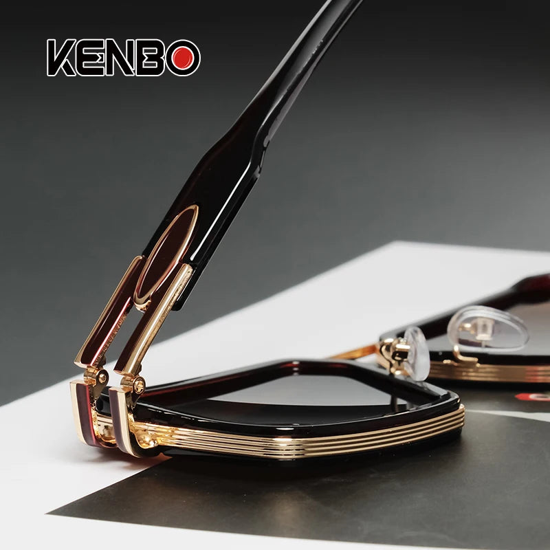 2025 Steam Punk Sunglasses Retro Square Men Women Fashion Double Beam Glasses Unisex Metal Frame Trendy Shades Oculos De Sol