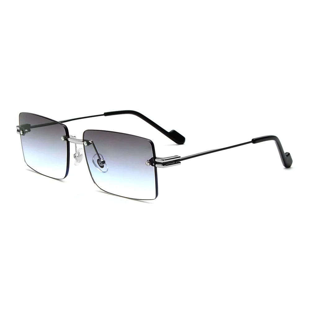 Lunettes de soleil homme luxe : Rectangulaires Gradient Polarisées