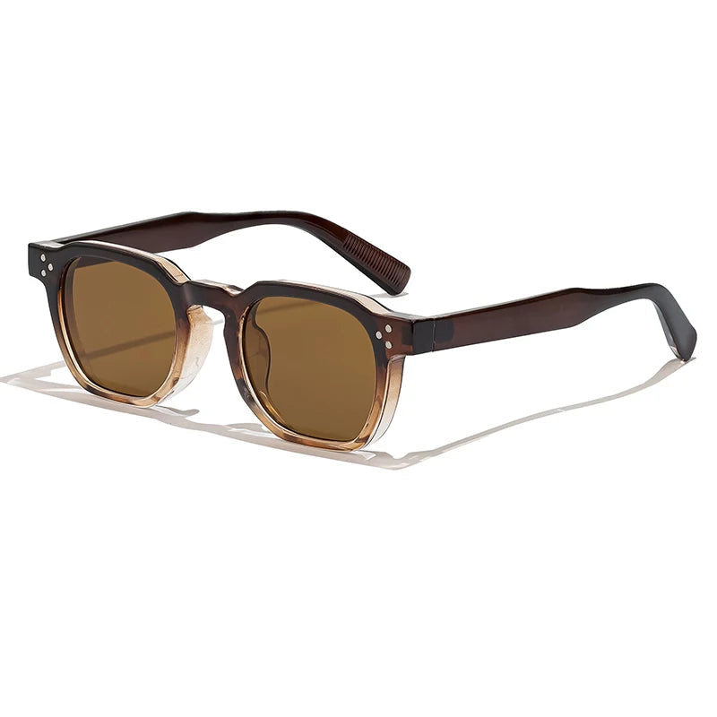 Lunettes de Soleil Homme Luxe Retro Square Polarisées