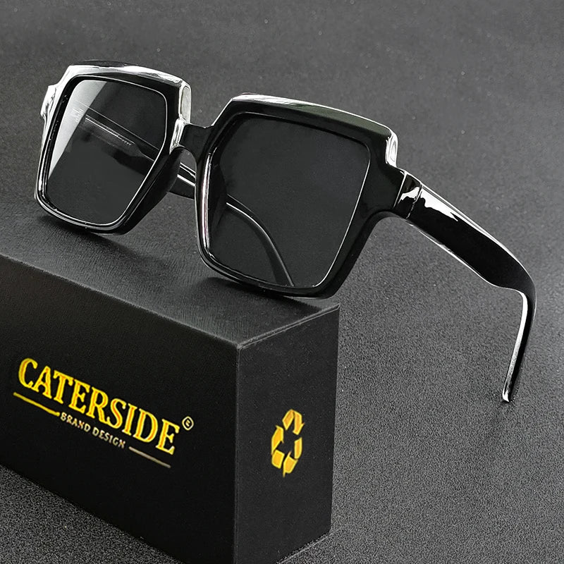 Lunettes de Soleil Homme Luxe Large Monture Propionique Polarisée