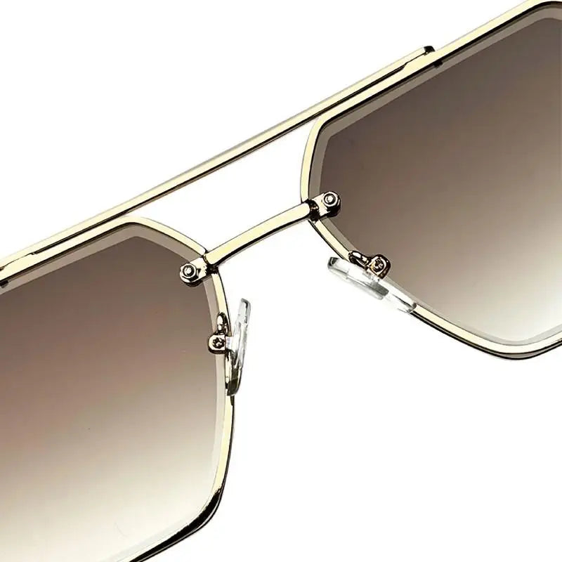 Lunettes de Soleil Homme Métal Luxe Vintage UV400 Polarisées