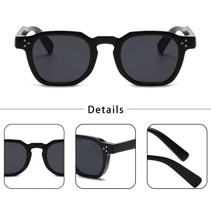 Lunettes de Soleil Homme Luxe Retro Square Polarisées