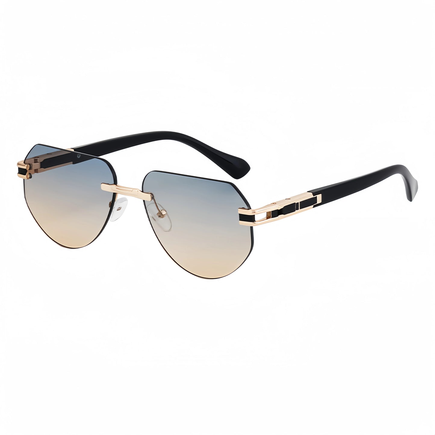 Lunettes de soleil homme vintage luxe polarisées - Monture métal | LDSH