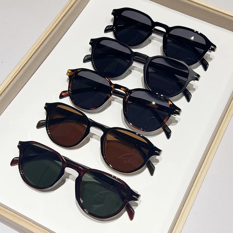 Lunettes de Soleil Homme Polarisées Luxe Rivets UV400