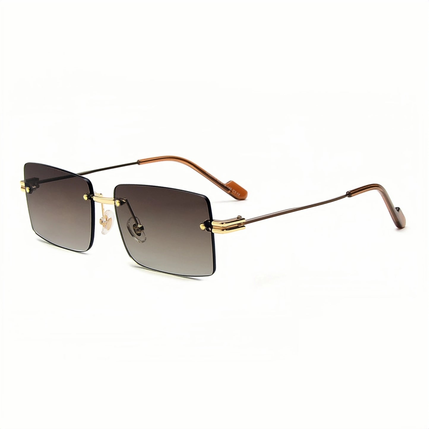 Lunettes de soleil homme luxe : Rectangulaires Gradient Polarisées