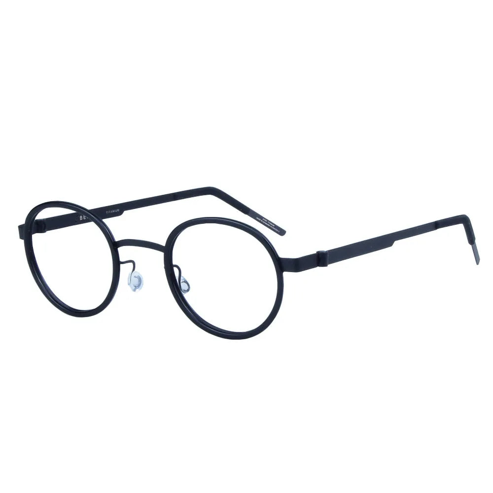 Handmade Brand Design Ultralight Glasses Frame Men Women Vintage Round Screwless Eyeglasses Frames High Quality Titanium Eyewear