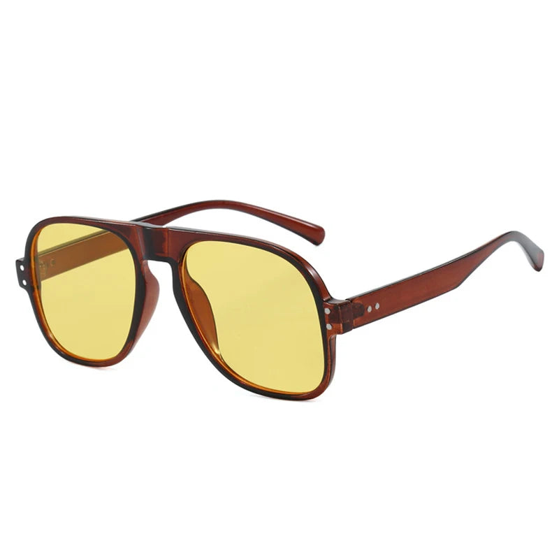 Lunettes de Soleil Homme Aviator Rétro UV400 - Polarisées