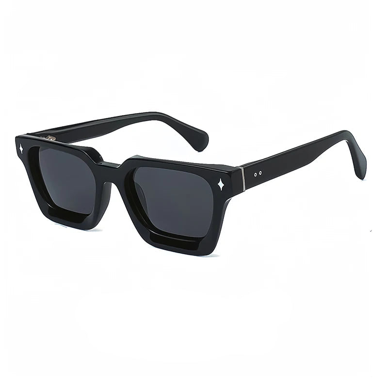Lunettes de Soleil Homme Polarisées Luxe UV400 - Monture Acétate Large | LDSH