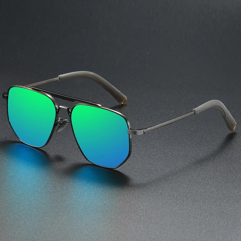 New Fashion Polarized Sunglasses Men Classi Car Driving Sun Glasses Metal Frame Fishing Business Men/women Outdoor UV400 Eyewear