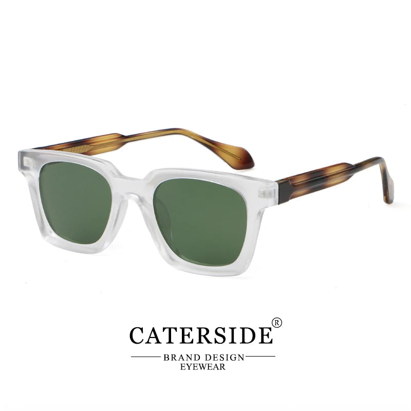 Lunettes de soleil homme luxe polarisées UV400 - Square Designer.