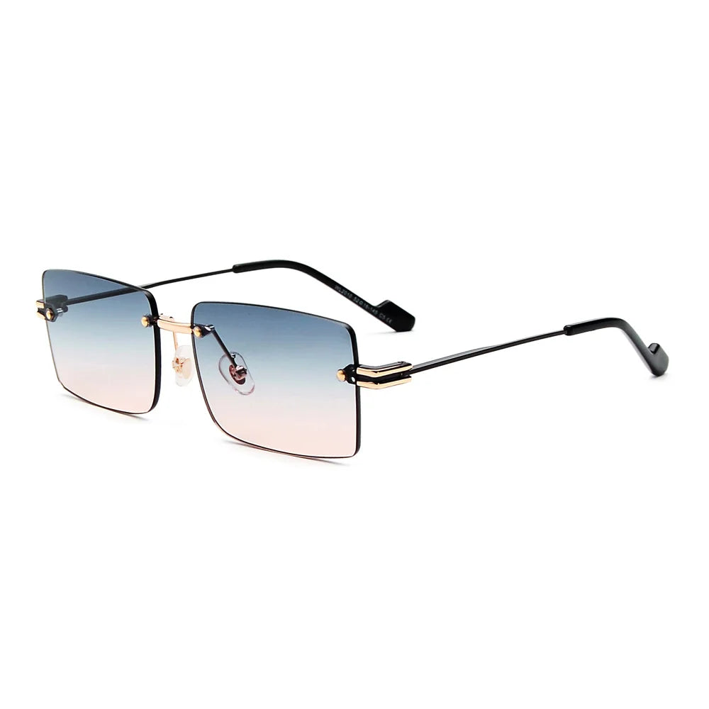 Lunettes de soleil homme luxe : Rectangulaires Gradient Polarisées