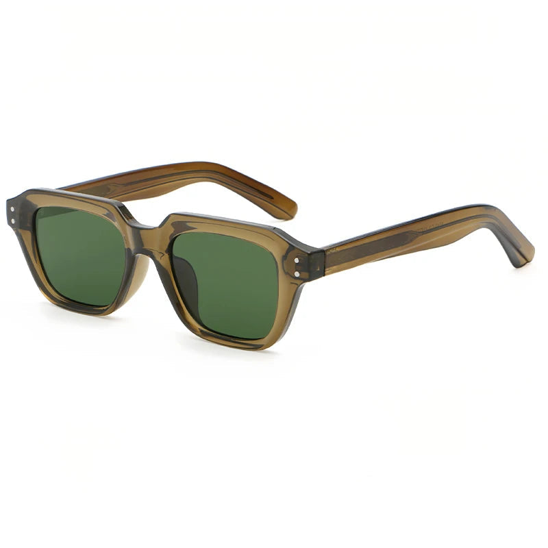 Lunettes de soleil homme luxe, polarisées : cadre carré design, qualité élevée