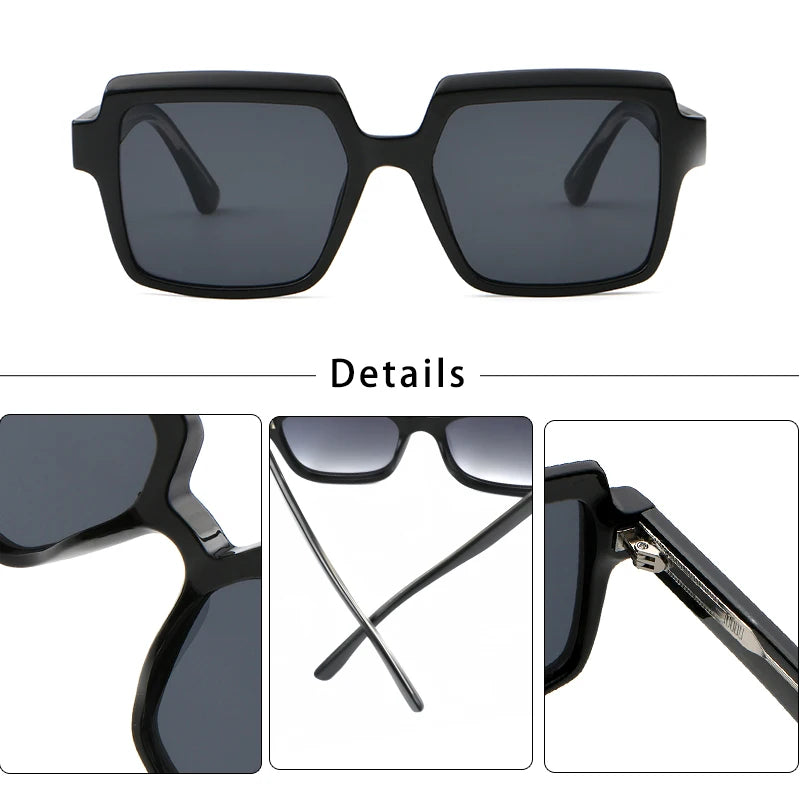 Lunettes de Soleil Homme Luxe Large Monture Propionique Polarisée