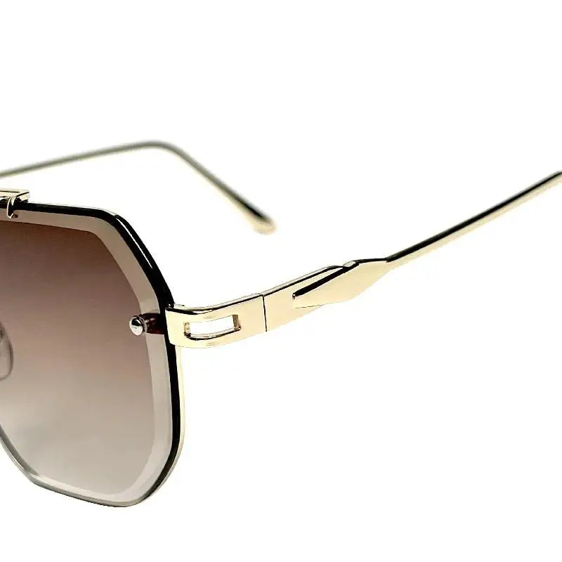 Lunettes de Soleil Homme Métal Luxe Vintage UV400 Polarisées