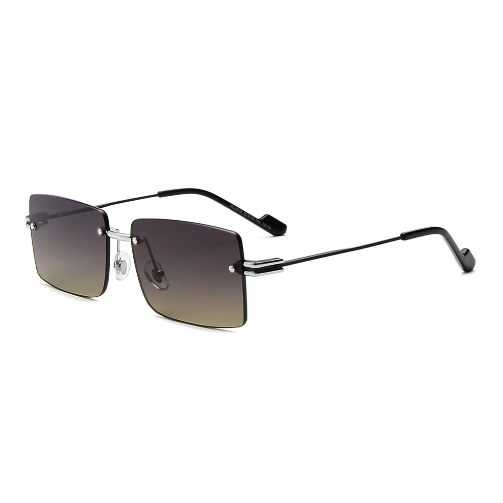 Lunettes de soleil homme luxe : Rectangulaires Gradient Polarisées