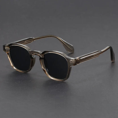 Korean Style Retro Sun Glasses for Women Thick TR90 Frame Square Sunglasses Men UV400 Trending Luxury Brand Sun Shades For Drive