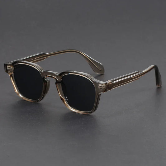 Korean Style Retro Sun Glasses for Women Thick TR90 Frame Square Sunglasses Men UV400 Trending Luxury Brand Sun Shades For Drive