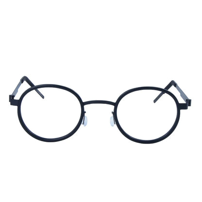 Handmade Brand Design Ultralight Glasses Frame Men Women Vintage Round Screwless Eyeglasses Frames High Quality Titanium Eyewear