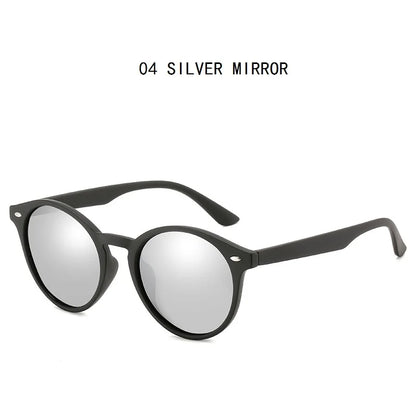 Fashion Round Polarized Sunglasses Men Women Classic Vintage Black Driving Sun Glasses Circle Oval Designer Retro Sunglass UV400