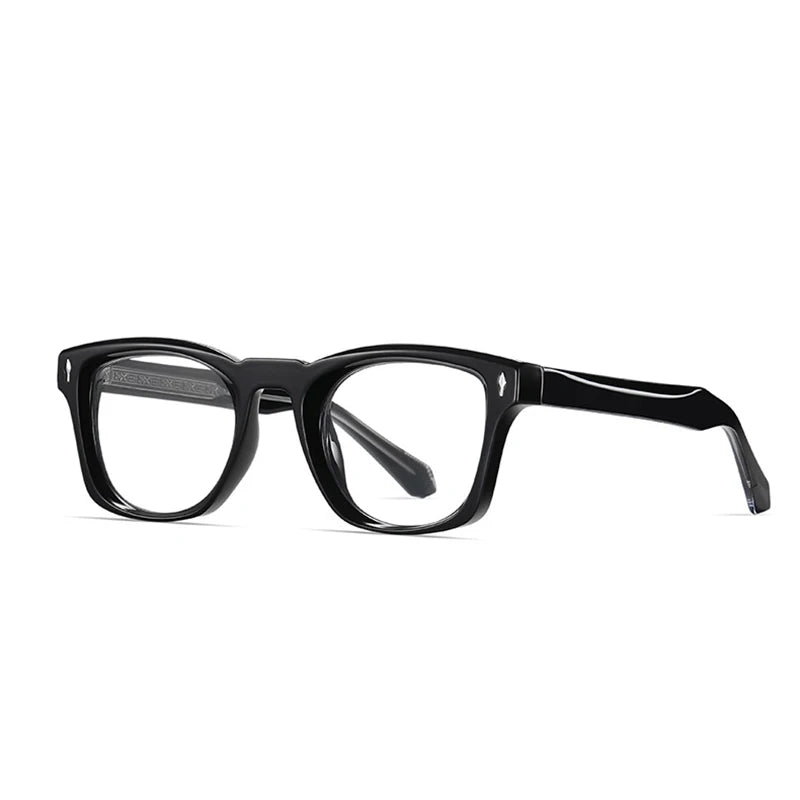 Lunettes de soleil homme luxe polarisées UV400 - Rivets punk et dégradé clair