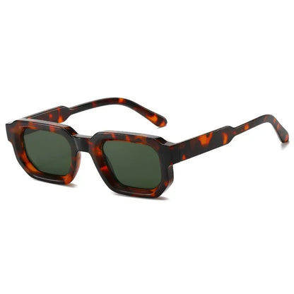 JNPCXI Fashion Blue Square Sunglasses For Women Men Retro Luxury Designer Clear Lens Sun Glasses Shades UV400 Eyeglasses
