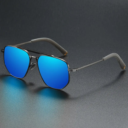 New Fashion Polarized Sunglasses Men Classi Car Driving Sun Glasses Metal Frame Fishing Business Men/women Outdoor UV400 Eyewear
