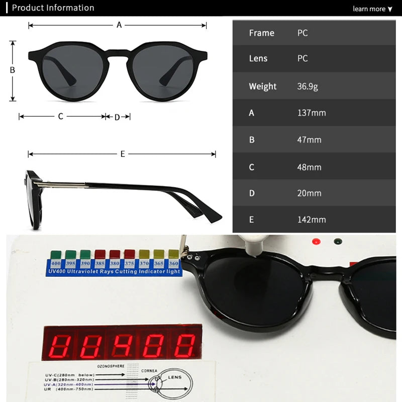 Lunettes de Soleil Homme Luxe UV400 - Nouvelle Collection en Gradient Polarisé