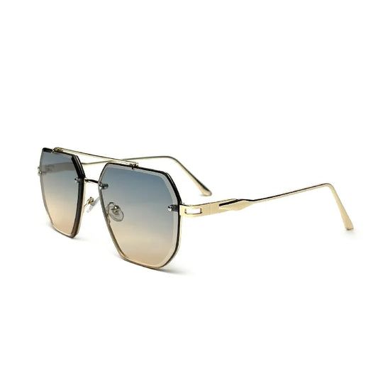 Lunettes de Soleil Homme Métal Luxe Vintage UV400 Polarisées