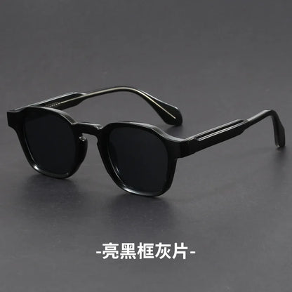 Korean Style Retro Sun Glasses for Women Thick TR90 Frame Square Sunglasses Men UV400 Trending Luxury Brand Sun Shades For Drive