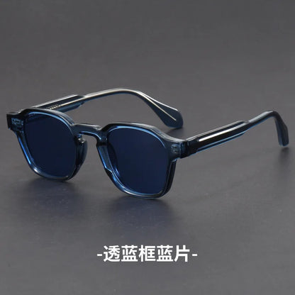 Korean Style Retro Sun Glasses for Women Thick TR90 Frame Square Sunglasses Men UV400 Trending Luxury Brand Sun Shades For Drive