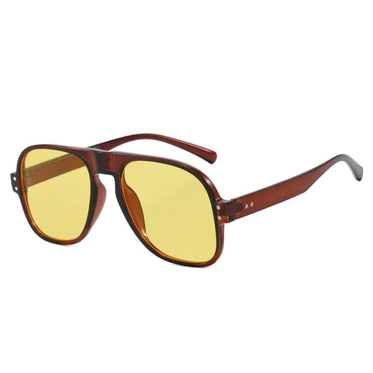 Lunettes de Soleil Homme Aviator Rétro UV400 - Polarisées