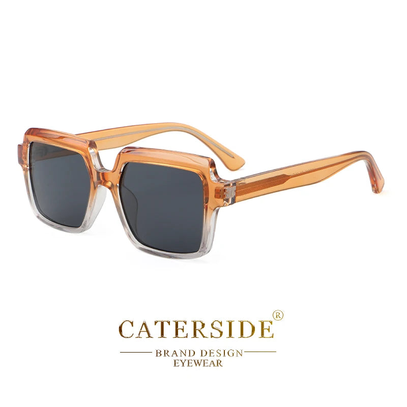 Lunettes de Soleil Homme Luxe Large Monture Propionique Polarisée