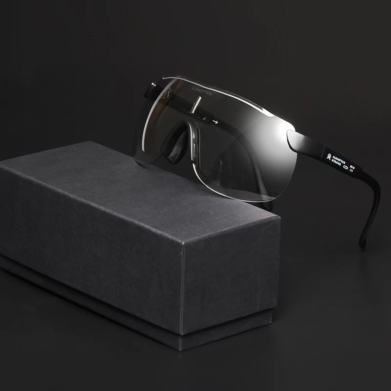 Alba Photochromic Cycling Sunglasses Men Sports UV400 Outdoor Goggles TR90 Bicycle Polarized Glasses Women 30 Colors 알바 광학