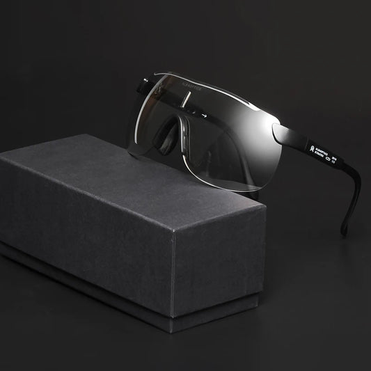 Alba Photochromic Cycling Sunglasses Men Sports UV400 Outdoor Goggles TR90 Bicycle Polarized Glasses Women 30 Colors 알바 광학