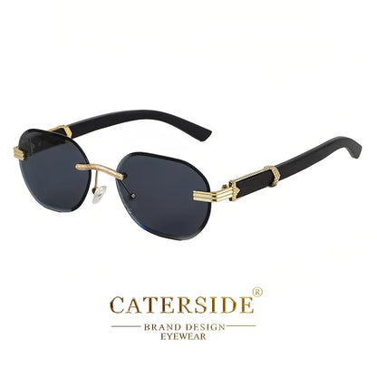 Lunettes de soleil en bois naturel pour homme et femme - Design rond - UV400 - Polarise. lunettes de soleil homme