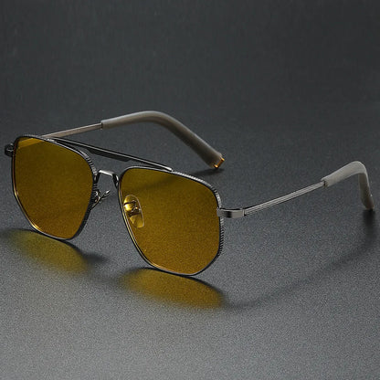 New Fashion Polarized Sunglasses Men Classi Car Driving Sun Glasses Metal Frame Fishing Business Men/women Outdoor UV400 Eyewear