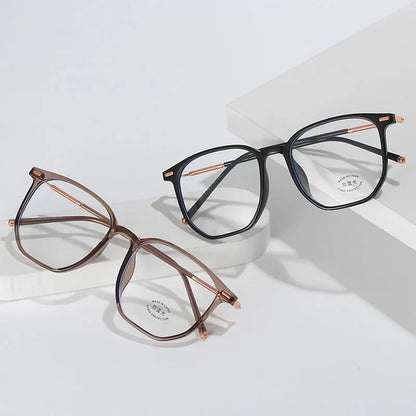 Monture de lunettes carrées rétro anti-lumière bleue pour homme - Luxe & polarisées lunettes de soleil homme lunettes de soleil