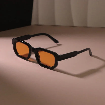New Rectangle Sunglasses Women Men Luxurious Brand Designer Casual Sun Glasses Female Male Plastic Personality Outdoor Eyewear